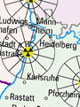 Katastrophenschutzzonierung AKW Biblis, AKW Grafenrheinfeld, AKW Gundremmingen, AKW Isar, AKW Neckarwestheim, AKW Phillipsburg mit Google Maps | Disaster Control Zoning of Nuclear Power Plants AKW Biblis, AKW Grafenrheinfeld, AKW Gundremmingen, AKW Isar, AKW Neckarwestheim, AKW Phillipsburg with Google Maps