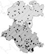 Mecklenburg Vorpommern | Anteil kolandbau an der landwirtschaftlichen Nutzflche pro Kreis [2006], Betriebe des kologischen Landbaus pro Gemeinde/Ortsteil [2006]